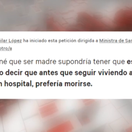 Una madre busca ayuda para costear la enfermedad de su hijo, que padece fibrosis quística