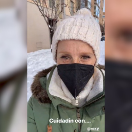 Maria Castro avisa del problema que supone el hielo en Madrid
