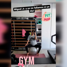 Paula Echevarría no se salta el entrenamiento a pesar del frío