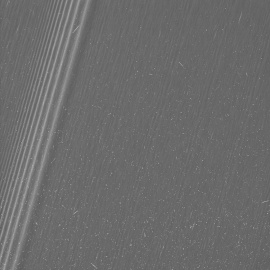 Los anillos de Saturno, en un detalle nunca visto por la nave Cassini. /NASA