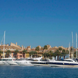  Vista de la urbanización de Sotogrande. Turismo de Andalucía