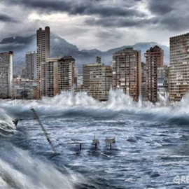 El nivel del mar podría arrasar la costa española a causa del calentamiento global. /GREENPEACE