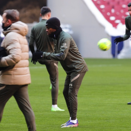 El Atlético prepara en el Wanda Metropolitano el partido ante el Eibar
