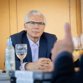 El exjuez Baltasar Garzón, en un acto en Barcelona, en abril de 2019. E.P./David Zorrakino