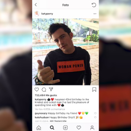 Bonita felicitación de Katy Perry a Orlando Bloom por su cumpleaños