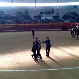 Un guardia civil, a un antitaurino: “Te voy a dar una hostia que te vas a cagar”.