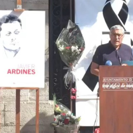 Homenaje en Yanes por el concejal de IU Javier Ardines