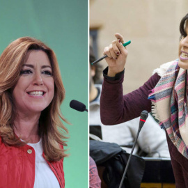 Susana Díaz y Teresa Rodríguez. EFE