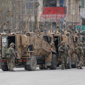  Soldados de la OTAN desplazados a Kabul. REUTERS/Mohammad Ismail