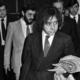 Fotografía de archivo, de noviembre de 1981, del expolicía de la Brigada Político Social del franquismo Antonio Fernández Pacheco, Billy el Niño, acusado de crímenes de lesa humanidad por torturas durante los últimos años de la dictadura. E