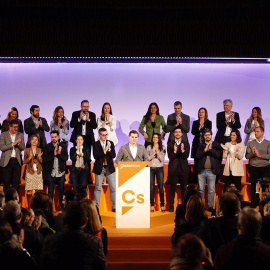 La Ejecutiva de Ciudadanos al completo, en la que sólo 12 de sus 37 miembros son mujeres. Foto: FLICKR CIUDADANOS