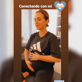 Paula Echevarría no para de ejercitarse pese al avance de su embarazo