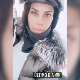 Carla Barber y Diego Matamoros disfrutan de su último día en Baqueira