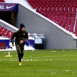 El Wanda Metropolitano, listo para el Atlético-Sevilla tras el temporal