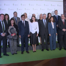 La reina Letizia muestra su compromiso en la lucha contra el cáncer