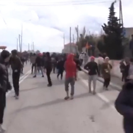 Gases lacrimógenos contra los refugiados en la isla de Lesbos