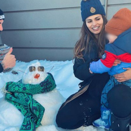 Sara Sálamo e Isco Alarcón hacen un "muñeco de hielo nivel experto"