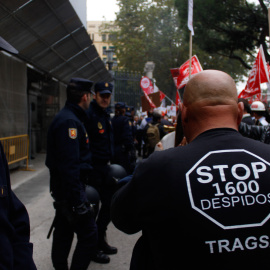 Manifestación contra el ERE en la empresa pública Tragsa. JAIRO VARGAS