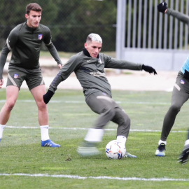 Entrenamiento del Atlético de Madrid