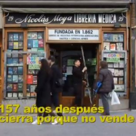 Cierra la librería Nicolás Moya, la más antigua de Madrid
