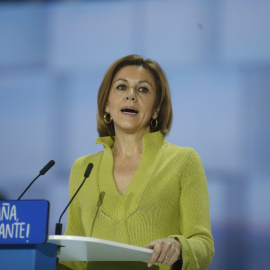 Maria Dolores de Cospedal, durante el Congreso del PP. / EFE