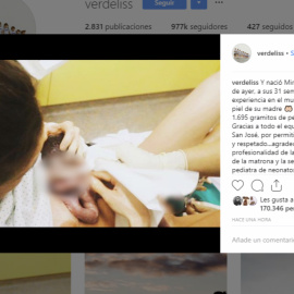 Verdeliss da a luz a su séptima hija, Miren