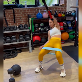 Laura Escanes comienza la semana con un duro entrenamiento