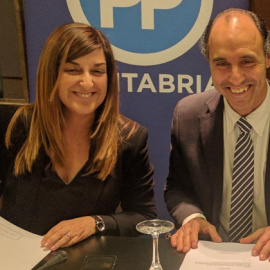 María José Sáenz de Buruaga e Ignacio Diego, en una imagen de archivo. ELDIARIOCANTABRIA.ES