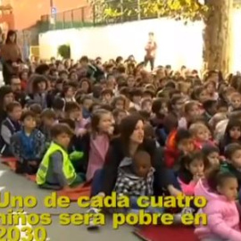 Uno de cada cuatro niños será pobre en España en los próximos años