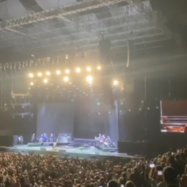 Sabina suspende su concierto en Madrid tras caer del escenario