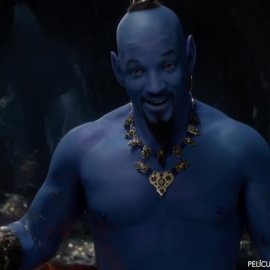 Will Smith se tiñe de azul en el nuevo tráiler de 'Aladdin'