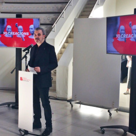 Jaume Collboni durant la presentació de l'esdeveniment.