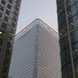 La sede del banco HSBC en Canary Wharf, el distrito financiero de Londres. REUTERS/Russell Boyce