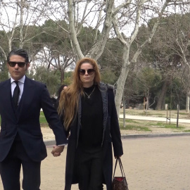Familiares y amigos se despiden de Cristina de Borbón