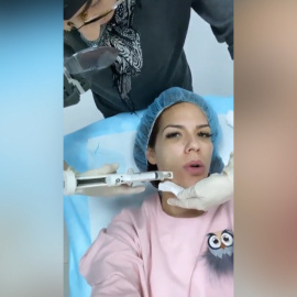 Tamara Gorro se somete a un tratamiento de belleza