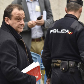 l fiscal anticorrupción Pedro Horrach, a la salida de la Audiencia de Palma. | ATIENZA (EFE)