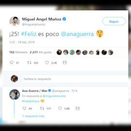 Ana Guerra recibe una felicitación muy especial por su cumpleaños