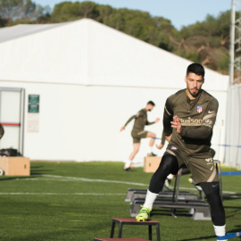 Entrenamiento del Atlético de Madrid
