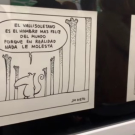Nieto celebra sus 25 años como humorista gráfico con 'Valladolid se dibuja con dos líneas'