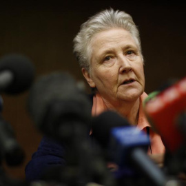 Marie Collins, en una una rueda de prensa en Roma. Tony Gentile/Reuters