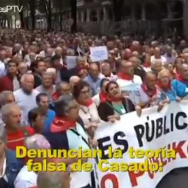 Los jubilados continúan reclamando unas pensiones dignas