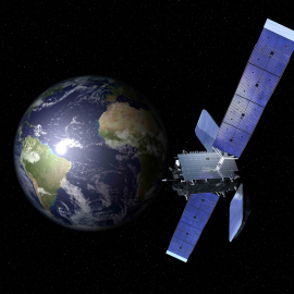 Imagen del satélite Amazonas 4, de Hispasat. E.P.