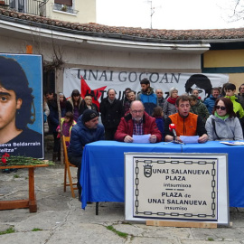 Concentración en memoria de Unai Salanueva