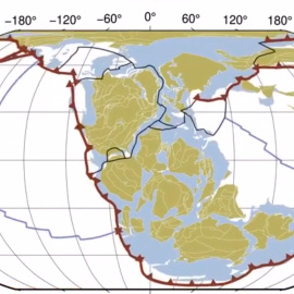 Mil millones de años de deriva continental en 40 segundos