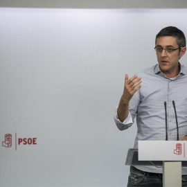 Madina, durante su rueda de prensa. EFE/Santi Donaire