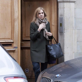 La infanta Cristina sale de su domicilio de Ginebra esta semana. EFE/José Reina