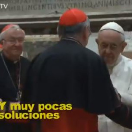 Las víctimas de abusos sexuales del clero, defraudadas por las palabras del Papa