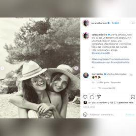 La emotiva felicitación de Sara Carbonero a su amiga incondicional, Isabel Jiménez