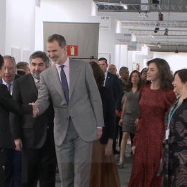 Los Reyes inauguran oficialmente la 39 edición de la feria Arco