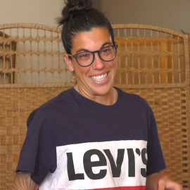 Marta Carro se despide de sus compañeras de la selección española